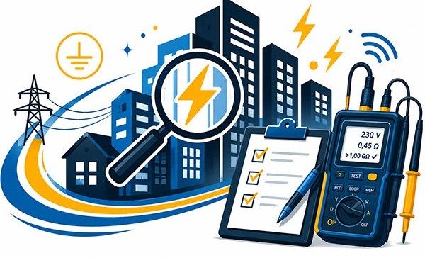 Pomiary elektryczne wykonywane na terenie Koprzywnica